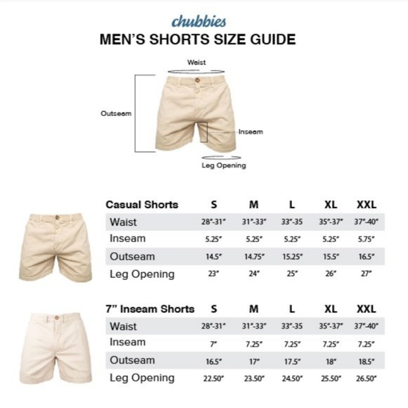 New Chubbies Light Blue 5.5" Shorts Size Large - Picture 5 of 5